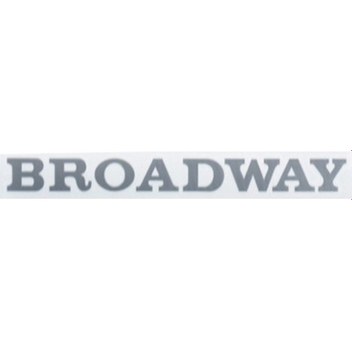 Broadway Kağıt Yazı Yeni Model Koyu Gri
