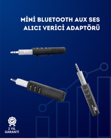 Resim AyrStore Kablolu Hoparlör ve Kulaklıklar İçin Bluetooth Adaptör | Mini Boy, Klipsli, Taşınabilir 