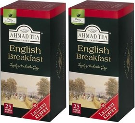 Resim Ahmad Tea English Breakfast Bardak Poşet Çay (25'li) (2 paketi) 