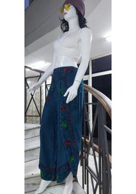 Resim Eren Style Otantik Nakış İşlemeli Harem Şalvar Pantolon Turkuaz 