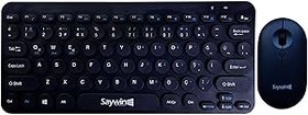 Resim Microcase SW-500 Yuvarlak Tuşlu Taşınabilir Kablosuz Bluetoothlu Q Klavye Mouse Set AL4176 