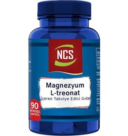 Resim Magnezyum Magnesium L-threonate Vejeteryan 90 Bitkisel Kapsül 