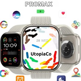 Resim Wearfit Pro Hk9 Pro Max Krem Gen4 Amoled 49MM Yapay Zeka Destekli Kulaklık Bağlama Akıllı Saat 