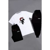 Resim Trendypassion 3'lü Unisex Astranot Baskılı Eşofman Takımı Kombini 