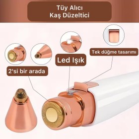 Resim Lazım Shop 2 Başlıklı Tüy Temizleyici Epilasyon Aleti Şarjlı Flawless 