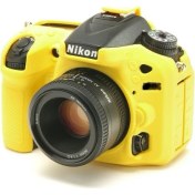 Resim EasyCover Nikon D7100/D7200 Silikon Kılıf ECND7100Y (Sarı) 