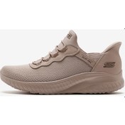 Resim Skechers Slip-ins: Bobs Squad Chaos Kadın Bej Spor Ayakkabı 117500 Tan Bej 