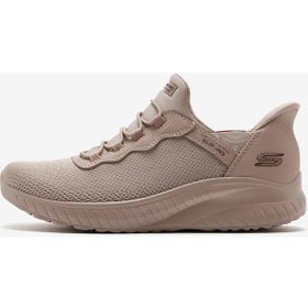 Resim Skechers Slip-ins: Bobs Squad Chaos Kadın Bej Spor Ayakkabı 117500 Tan Bej 