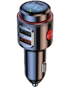 Resim Honeybeeshop 1 Adet Jajabor Siyah Kablosuz Araç Fm Vericisi Çift Usb Şarj Pd 30w Qc3 0 Hızlı Şarj Eller Serbest Arama Usb Flash Oynatma Destekler 