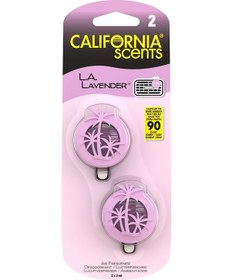 Resim California Scents® Mini Diffuser "LA Lavender" Kalorifer Geçme Koku 2'li Set 