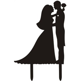 Resim Tenfowee Porselen Kalite Akrilik Düğün Pastası Takımı - Sevimli Gelin Ve Damat Desenli, Romantik Parti Dekorasyonu, Özel Günler İçin Özel Tasarım 