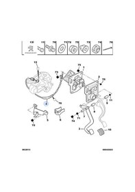 Resim Debriyaj Teli 106 1.4-1.6 Tu5jp4/ma Peugeot 2150.q6 Peugeot 2150.q6 