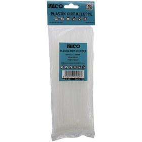 Resim Findit BEYAZ 3.6X200MM PLASTİK CIRT KELEPÇE 100PCS (2818) 