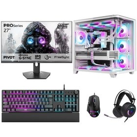Resim Dragos DRX7730 R7-5700X 32 GB 1 TB NVMe 16 GB RTX5060Ti 27" Free Dos Masaüstü Oyuncu Bilgisayarı 