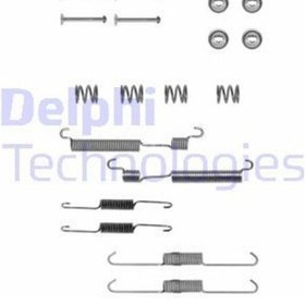 Resim DELPHI LY1244 Fren Pabuc Montaj Takimi ( Hyundai:Accent 95-00 / Excel 90-94 ) (WE255541) 