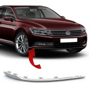 Resim Vassparts Volkswagen Passat B8 2016 - 2018 Ön Tampon Nikelajı Sağ Yolcu Tarafı - 3G0853254 