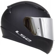 Resim Ls2 Rapid 2 Mat Si̇yah Fullface Motosi̇klet Kaskı Gri̇ Camlı 