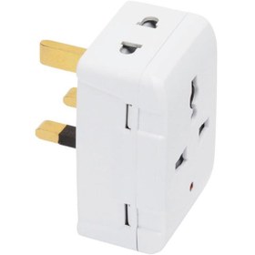 Resim Go İthalat UK İngiliz - Amerikan Golyat Seyahat Prizi Fiş 3 Girişli Topraklı (Işıklı) (5224) 