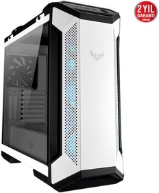 Resim Asus TUF Gaming GT501 White Edition RGB Tempered Glass USB 3.1 ATX Mid Tower Kasa 