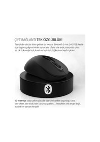 Resim Inca Iwm-288t Bluetooth + Wıreless Ergonomıc Desıgn Sılent Mouse Diğer 