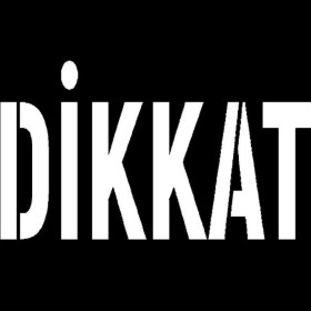 Resim Boyama Şablonu Dikkat Kompozit 100x100cm 