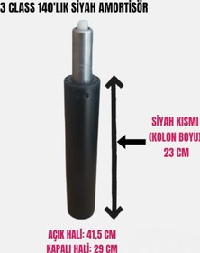 Resim Ofis Koltuğu Amortisörü Oyuncu Koltuğu Amortisörü Klass 3 Piston 