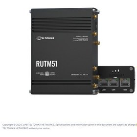 Resim Teltonika Te-rutm51 Endüstriyel 5g Router 