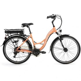 Resim Bisan FLORIDA ELEKTRİKLİ BİSİKLET 43CM V 26 JANT 21 VİTES MERCAN BEYAZ 