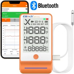 Resim Elitech Gsp-6 Pro Akıllı Sıcaklık ve Nem Kaydedici 