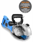 Resim BÖHRER Elektrikli 4200 Watt 4 Ağızlı Profesyonel Su Bağlantılı Plastik Çantalı Kanal Açma 