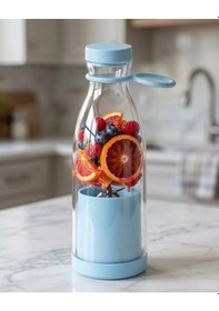 Resim Diğer Usb Şarjlı Mini Blender 380 Ml Taşınabilir Smoothie Yapıcı Pratik Kullanım 