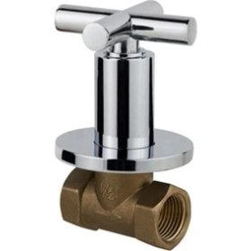 Resim Arçe Tema Ankastre Cross Stop Valf Pirinç 