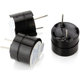 Resim 10 Adet 12V Devreli Buzzer 12Mm 