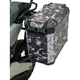 Resim Gp Kompozit DSN01 Universal 40 Lt x 2 Desenli Alüminyum Motosiklet Yan Çanta Seti 