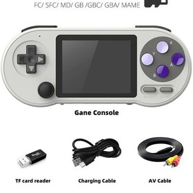 Resim Veri Kurbağa Sf2000 Taşınabilir Elde Kullanılır Oyun Konsolu 3 İnç Ips Retro Only Game Console 