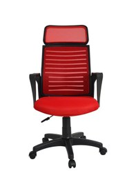 Resim Mobilyakeyfi Bürocci Likya Plastik Ayaklı Çalışma Koltuğu-Kırmızı-2284B0545 