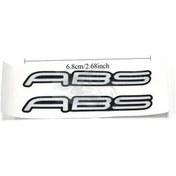 Resim Tongdashop Universal Fairing Ön Çamurluk Abs Çıkartmaları Variant Motosiklet Yarış Off-road Streetbike 