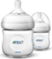 Resim Philips Avent Natural PP Biberon 125ml 2'lİ SCF030/27, Sıfır 