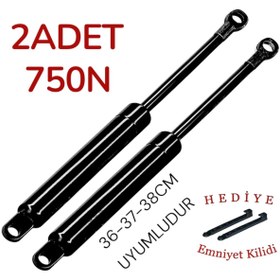 Resim Genel Markalar 2 Adet 750N Baza Amortisörü (Baza Pistonu) 2 Adet Emniyet Kilit 