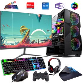 Resim I5 12400F 16GB DDR4 480SSD 8GB RX580 27\ 165Hz Mon. Oyun Bilgisayarı (Gaming SET) 