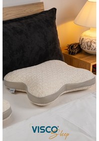 Resim Visco Yastık Papillon Ortopedik Yastık Ergonomik Visco 45x50x15cm 