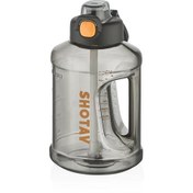 Resim Shotay ST-6291 1500ml Siyah Pipetli Matara 