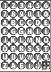 Resim Sevenkardeşler A4 Sticker 027 Tek Paket Çoklu Sticker 