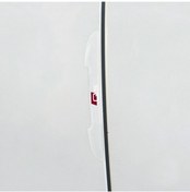 Resim hepsiofis Audı A5 Kapı Koruma A5 Kapı Çarpma Koruma Silikon Kırmızı Siyah 