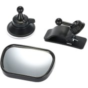 Resim Yuntech01 Tirol T22614 Araba Bebek Görüntü Aynası - Sürücüler İçin Bebek İzleme Aracı, Ayarlanabilir Abs Siyah 