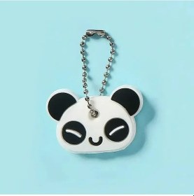 Resim Mınıso 46 Modelli Toptan Anime Anahtarlık Kapağı - Minnie Karikatür Taşınabilir Anahtarlık Tutucu Koyu Turuncu Kırmızı 