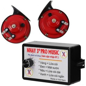Resim Youmex 12v Çift Tonlu Araç Kornası - 8 Ses Seçenekli, Su Geçirmez, Yüksek Sesli 110db 