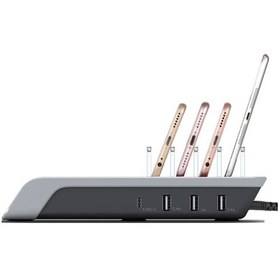 Resim Ally Multiport 10w Wireless Kablosuz Şarj Cihazı Organizer Stand- 5775 