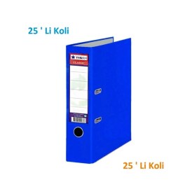 Resim Mekanızmalı Büro Tipi Geniş Klasör 25'li Koli Mavi Mavi 