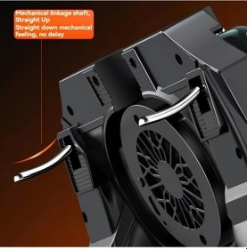 Resim Willowhaven Pubg Mobil Soğutmalı Oyun Kumandası Dört Tuşlu Siyah 